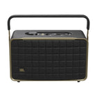 JBL - Authentics 300 - Enceinte Connectée Portable au Design Rétro avec Wi-Fi, Bluetooth et Assistants Vocaux-Profitez de 8 heures d’autonomie grâce à la batterie et à la poignée de transport intégrées qui vous permettent d’emporter facilement votre musique avec vous.