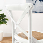 Modway - Gear Tabouret de comptoir - Blanc-Capacité de poids : 330 lbs.