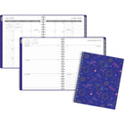 Mead - Agenda Libellule scolaire hebdomadaire/mensuel 2026-2027 couverture rigide - 11 po H x 9 po l - Multicolore - bilingue-Reliure à double spirale