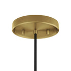 Modway - Beacon 1-Lumière Lumière suspendue - Laiton satin opale-Ampoule non incluse