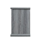 Manhattan Comfort - Ensemble de 2 cheminées modernes Franklin 60 po - Noir et gris-Avertissement Ne touchez pas la surface chaude Gardez les cordons électriques, les rideaux, les meubles et autres matériaux combustibles à au moins 3 pieds de l’avant du radiateur et à l’écart des côtés et de l’arrière Certifié UL Certifié FCC