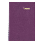 Blueline - 2027 Agenda quotidien CoilPro avec couverture rigide à texture imitation lézard – 8 po x 5 po – Couleurs assorties – Bilingue-Espace pour notes sur chaque page avec sommaire des dépenses à la fin de chaque mois