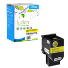 fuzion - Lexmark C540H1YG Cartouche de toner compatible - Haut rendement - Jaune-Jaune