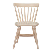 Zuo - Tyce Chaise de salle à manger - Naturel - Ensemble de 2-Bois blanchi à la chaux
