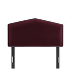 Modway - Cosette Performance Velvet Tête de lit taille jumelle, Mûrier-Assemblée requise