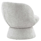Modway - Vesta Tissu chenille Rembourré Chaise pivotante - Gris colombe-Glissières de plancher sans marquage