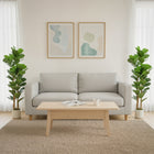 HOMCOM - Arbre artificiel de figuier lyre 5 pi pour décoration intérieure - vert - lot de 2-Les branches ajustables avec feuilles vous permettent de personnaliser facilement la forme de l'arbre 