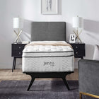 Modway - Jenna 14 po Ressorts et mousse Matelas simple-Barrière en polyester résistante au feu