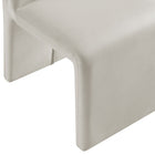 Modway - Emory Velours Performance Rembourré Fauteuil d’appoint de salle à manger - Alabaste-9