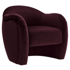 Modway - Compose Performance Velvet Chaise d’accent - Mûrier-Chaise d’accent polyvalente