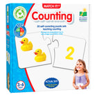 University Games - The Learning Journey Match It: Counting - Puzzle d'Association Des Nombre Pour Enfants - Jeu De Préapprentissage Du Comptage - Jeu De Reconnaissance Des Chiffres Pour Enfants-Développe les premières compétences en mathématiques