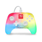 PowerA - Manette câblée Advantage  pour Nintendo Switch 2 avec Lumectra - Blanc-7