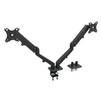 Intekview - Support de moniteur double avec ressort à gaz-Le MS152 vous permet de dégager la surface de votre bureau, tout en offrant une position de travail ergonomique.
