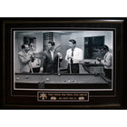 Rat Pack Playing Pool - Impression encadree - 44" x 36"-Impression d'art de haute qualité avec passe-partout et encadrement professionnel
