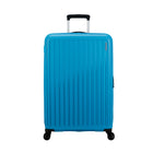 American Tourister - 27 po Rejoy Spinner Grand - bleu azur-Les roues jumelées Spinner facilitent la navigation dans les allées étroites des avions, ainsi que sur une variété de surfaces
