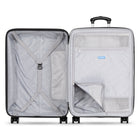 Travelpro - Odyssey 28 po Valise Rigide À Enregistrer de Grande Taille à Roulettes - Bleu-Un panneau de séparation à fermeture éclair et une poche intégrée pour accessoires permettent de ranger et de sécuriser le contenu