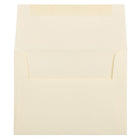 JAM Paper - Enveloppes d'invitation Strathmore A2 - 4,375 po x 5,75 po - vélin ivoire - paquet de 50 (900919415I)-Taille : A2 (4,38 x 5,75 pouces)