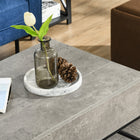 HOMCOM - Table basse relevable avec compartiment de rangement caché - gris-Optimise les possibilités de rangement dans un espace minimal