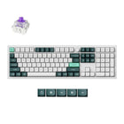 Keychron - Q6 HE Interrupteur interchangeable RGB rétroéclairé version bouton - Interrupteur Nebula - Blanc-Boîtier entièrement en aluminium pour stabilité, durabilité et sensation premium