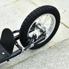 Aosom - Trottinette pour jeunes avec guidon réglable - noir-Couleur : Noir 