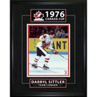 Frameworth - Darryl Sittler serie classique 1976 Coupe Canada - impression encadree - 16" x 20"-Impression de hockey Equipe Canada sous licence officielle mettant en vedette Darryl Sittler lors de la Coupe Canada 1976