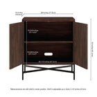 Hudson&Canal - Meuble d'appoint Brighton , 71 cm de largeur, brun aulne-8