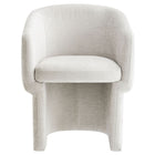 Modway - Verity Barrel Back Chenille Fauteuil à manger - Ivoire-9