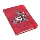 Oscardo - Carnet à couverture rigide avec motif artistique autochtone Saumon de Jamie Sterritt-Cahier à couverture rigide par Oscardo présentant de véritables œuvres d’art autochtones créées par des artistes des Premières Nations, des Inuits et des Métis partout au Canada, idéal comme cadeau significatif ou article de papeterie essentiel au quotidien