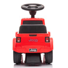 Freddo - Jeep Rubicon Pied au Sol Porteur pour Tout-Petits - Rouge-Rangement pratique : Comprend un espace de rangement sur le siège pour les jouets et les collations, idéal pour les tout-petits toujours en mouvement