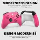 Microsoft - Manette sans fil Xbox pour Xbox Series X|S, Xbox One et appareils Windows – Rose Foncé-Nouvelle croix directionnelle hybride pour une entrée précise et familière 