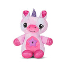 Star Belly - Veilleuse projecteur Dream Lites Licorne rose et violet pour enfants-Un arc-en-ciel de couleurs : Votre enfant adorera câliner sa peluche, jour et nuit. Il suffit d'appuyer sur son ventre pour changer la lumière et choisir six couleurs différentes.