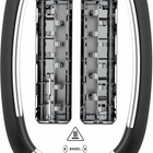 Salton - grille pain numériques NuRetro 2 tranches - noir minuit-Ramasse miettes en acier inoxydable amovible qui simplifie le nettoyage et garde les comptoirs propres.