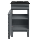 Modway - Render 18" Vanette de salle de bain - Gris Noir-8