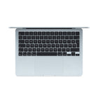 Apple - Portatif MacBook Air 13 po - Puce M4 - SSD 256 Go - Mémoire unifiée 16 Go - Bleu ciel - Français-Conçu Pour Apple Intelligence - Apple Intelligence est un système d’intelligence personnelle qui vous aide à écrire, à vous exprimer et à en faire plus sans effort. Avec des protections de la vie privée révolutionnaires veillant à ce que personne d’autre n’ait accès à vos données – pas même Apple. Apple Intelligence à venir en français début avril