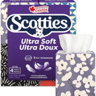 Scotties - Ultra doux, mouchoirs à 3 épaisseurs de qualité supérieure - Paquet de 4-Mouchoirs à 3 plis: Conçus pour la douceur et l'absorption, ces mouchoirs sont parfaits pour ceux qui accordent de l'importance au confort