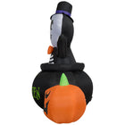 GEMMY - Squelette gonflable d'Halloween dans un chaudron - 122 cm-Se dégonfle pour un rangement facile