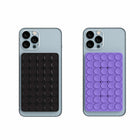 Blu Element - Poignée PhoneSquid - Noir & Violet - Paquet de 2-Compatibilité universelle : fonctionne avec tous les smartphones