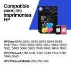 HP 62XL et HP 62 Ens. 2 cartouches d'encre noire à rendement élevé et d'encre tricolore d'origine (N9H67FN)-Cartouches d'encre HP 62 compatibles également avec : HP OfficeJet 200, 250, 252, 258, 5740, 5741, 5742, 5743, 5744, 5745, 5746, 8040