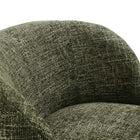 Modway - Vesta Tissu chenille Rembourré Chaise pivotante - Basil-8