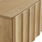 Modway - Sorren Festonné 54 po Bois Meuble TV, Naturel-8
