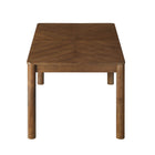 Modway - Alba Extensible Table à manger, Noyer-Assemblée requise