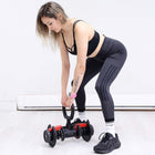 MotionGrey - Convertisseur d’haltères - Convertisseur ajustable pour barre et kettlebell compatible avec haltères - Noir-7