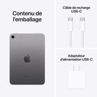 Apple – iPad mini, écran Liquid Retina 8,3 po, Wi-Fi, puce A17 Pro, 256 Go, iPadOS 18, gris cosmique-10