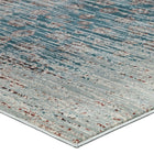 Modway - Hesper Treillis floraux contemporains vieillis Tapis de comédie 8 pi l x 10 pi L - Beige sarcelle et brun-Haute densité / Tissé à la machine