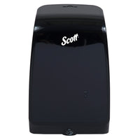 Scott - Distributrice électronique à cartouche de produits pour les soins de la peau sans contact - 1,2 litre - fumée (noire)-Dimensions de la distributrice de produits pour soins de la peau : 7,29 po x 11,69 po x 4,0 po, 1 distributrice noire (fumée) par caisse