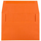 JAM Paper - Enveloppes d'invitation colorées A6 - 4,75 x 6,5 - orange recyclé - Paquet de 50-Couleur orange