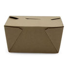 Victoria Bay - Boîtes à emporter  - 10,9 cm L x 8,9 cm l x 6,4 cm H - Kraft - Paquet de 450-Compatible avec le micro-ondes et le congélateur