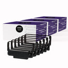 Premium Tape - Epson ERC-38/30/34 Alternatif - Noir - 3 Paquets de 6-Compatible