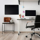Verre Trempé Vistex Glacier 30 X 40 po Tableau blanc, noir de jais-30 x 40 x 0,2 (y compris les supports)