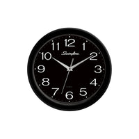 Swingline - Horloges Murale, Noir-Horloge murale de 30,5 cm avec cadre en polystyrène résistant aux chocs et aiguilles en métal ; Noir